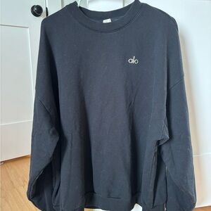ALO Black Accolade Crewneck XL